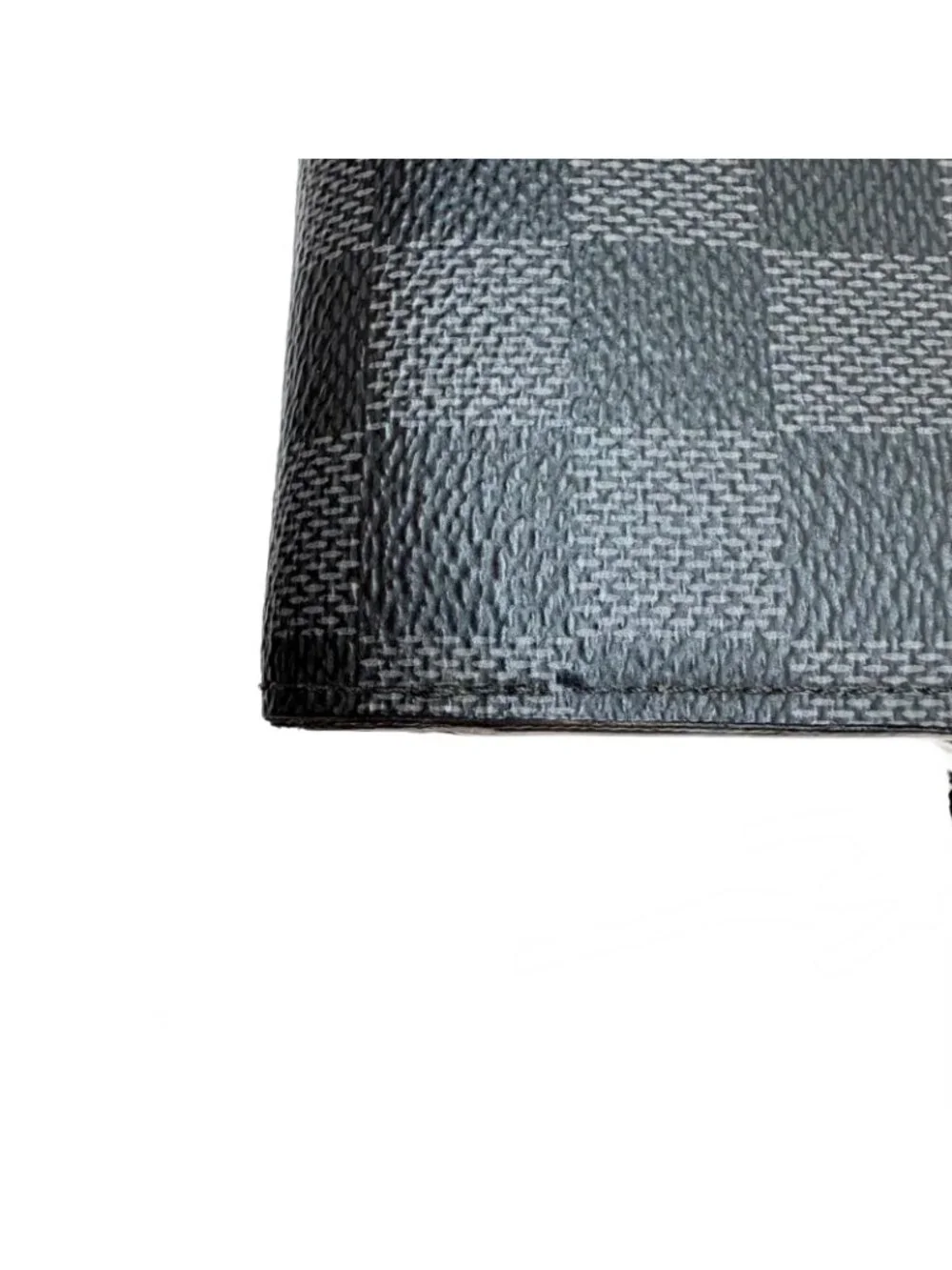 Louis Vuitton Zippy Dragonne Damier Graphite Wallet Canvas Black